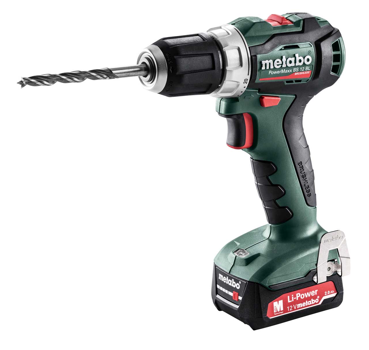 MET6.01038.500 ODVIJAČ AKU "POWERMAXX BS 12 BL  (2x2,0 Li-Ion) SC 30
