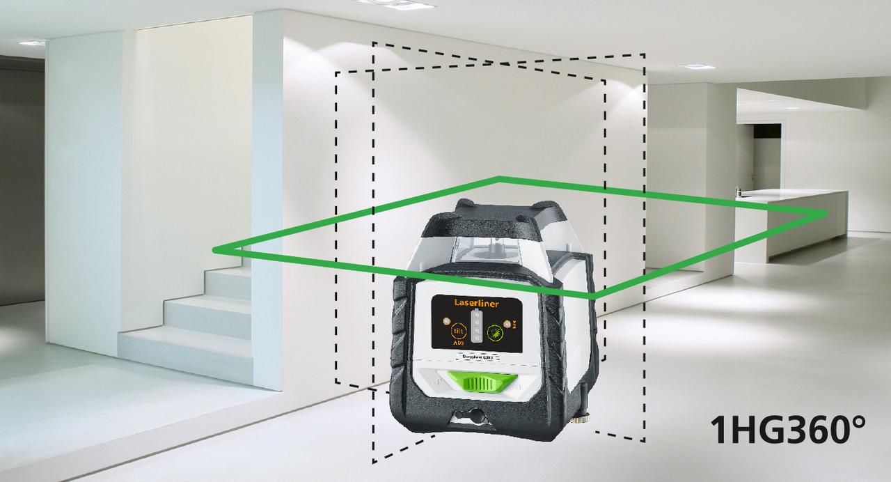 Duraplane G360 RX - 360° hibridni laser