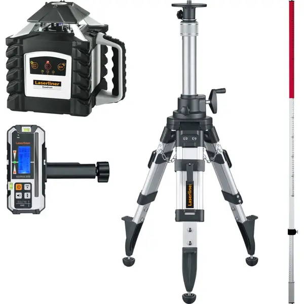 LL-053.00.09-1 LASER ROTACIJSKI Quadrum M350 S SET 1 FL/  + Stativ P 175 cm+ FL crveni štap