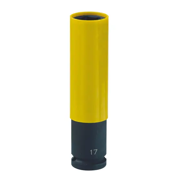 "KLJUČ NASADNI UDARNI ZA ALU 1/2"" - 17 mm/ 130 mm s PVC zašt."