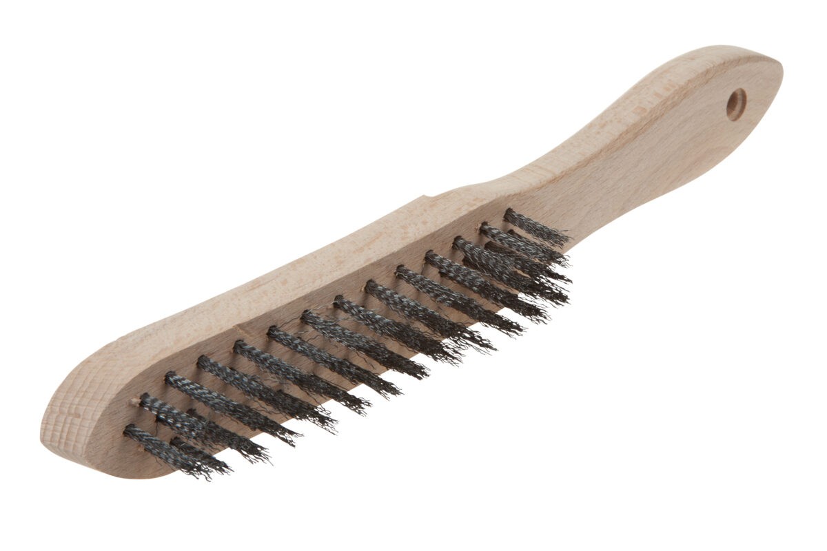 WOLFCRAFT ručna četka od čelične žice, 4-redna