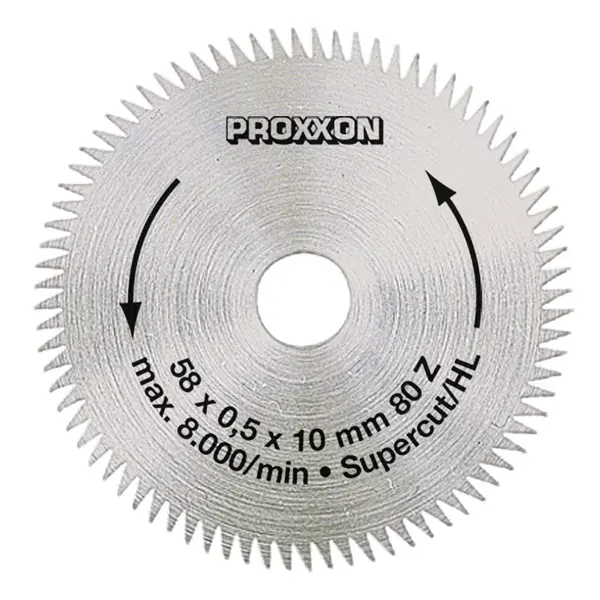 "LIST KRUŽNE PILE 58x10mm/80z ""SUPER CUT"""
