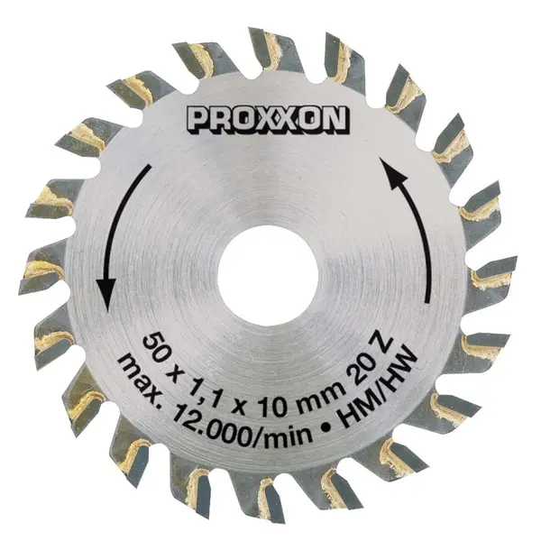 LIST KRUŽNE PILE 50x1,1x10mm, HM 20 ZUBA