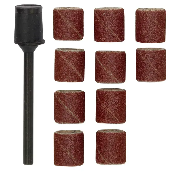 CILINDAR BRUSNI 10mm gr.150, 10kom + držač