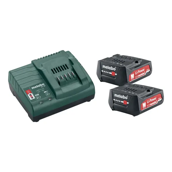 MET6.85300.000 BATERIJA 12V BASIC SET 2x2,0 Ah Li plus PUNJAČ