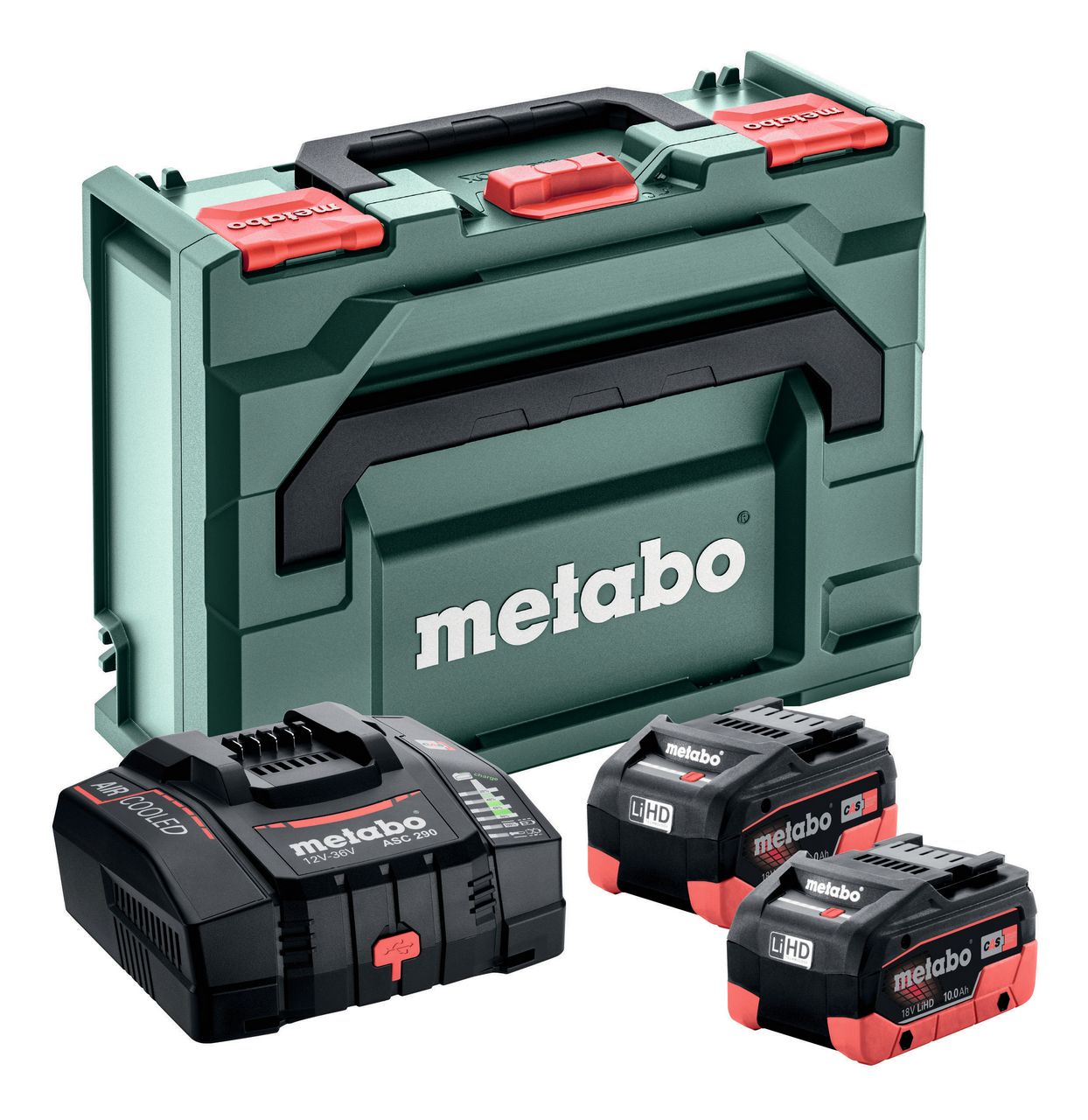 MET6.85304.000 BATERIJA Basic-Set 2 X LIHD 10 AH ASC 290 + METABOX 145 NOVO!